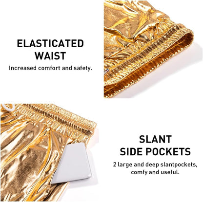Why the Metallic Rave Shorts Might Just Be Your Next Party Staple