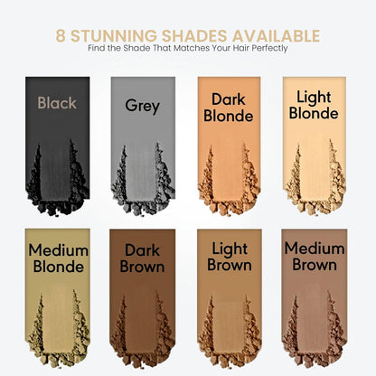 Hairline Powder Light Blonde, Root Touch Up, Instant Hair Loss Concealer for Thinning Hair, Windproof &amp; Sweatproof Cover Up With Mirror and Puff