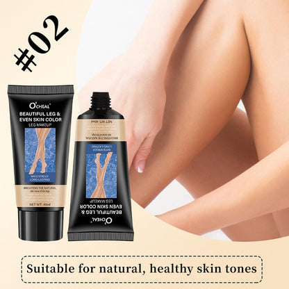 2 PCS Leg and Body Makeup Foundation, Body Coverage Tattoo Concealer, Waterproof Leg &amp; Body Tattoo Scar Cover up, Covers Varicose Veins for All Skin Tones (B, M)