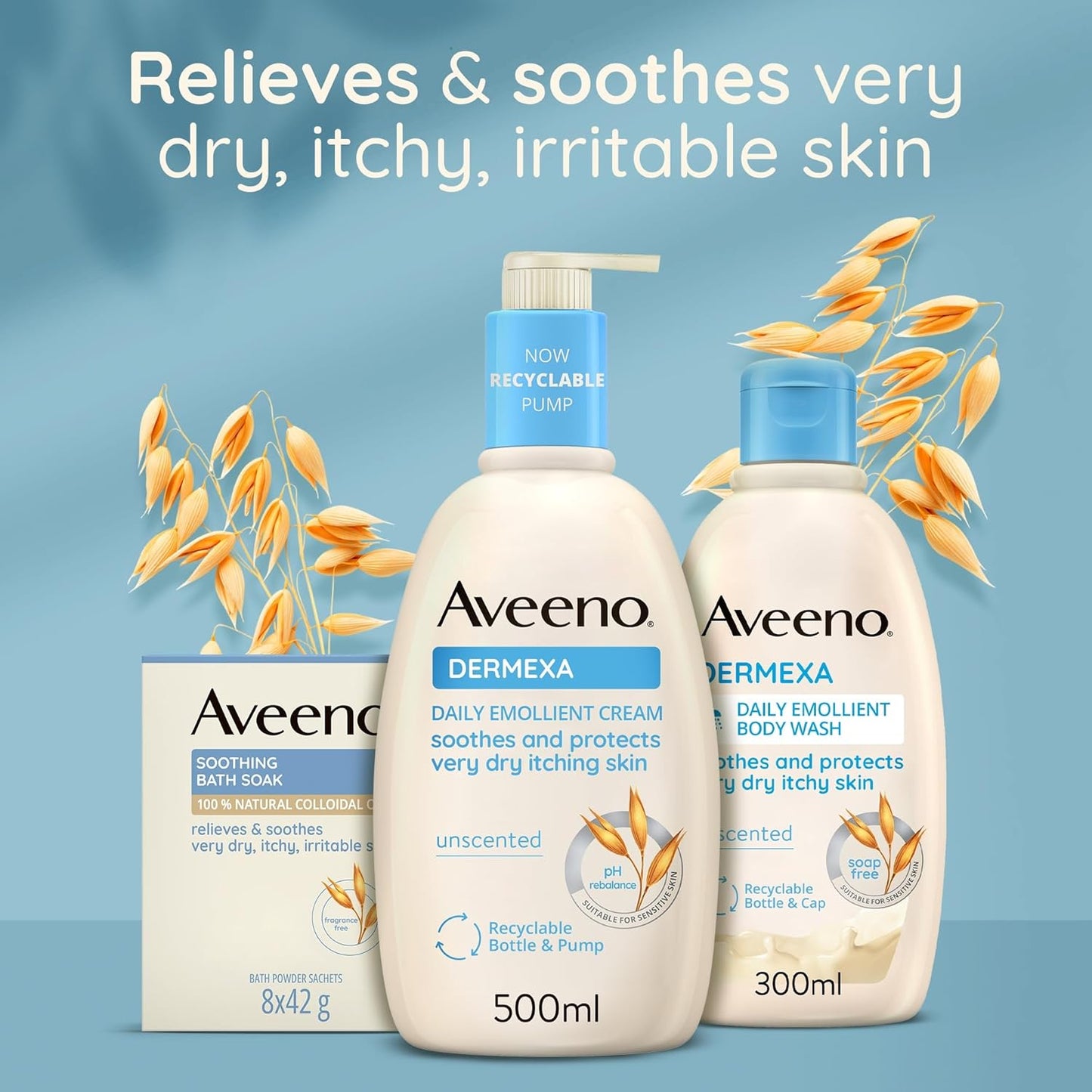 A gentle oat soak for sensitive skin