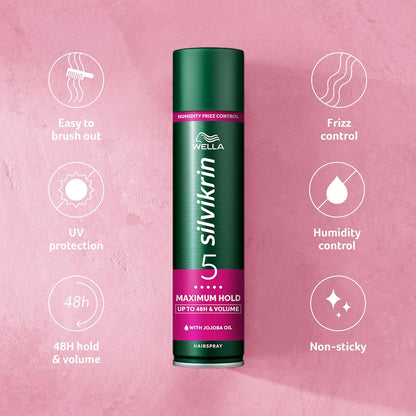 Wella Silvikrin Maximum Hold Hairspray – The 400 ml Workhorse