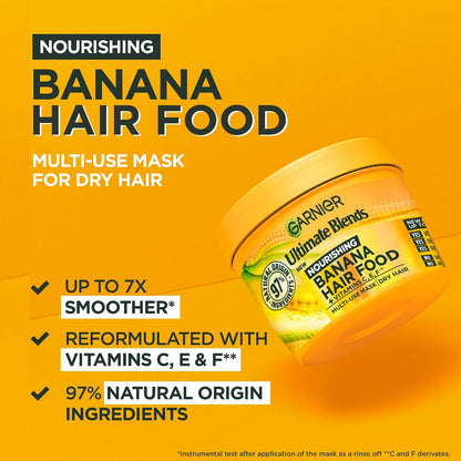 Why the Garnier Banana Hair Food Mask feels like a snack for your strands
