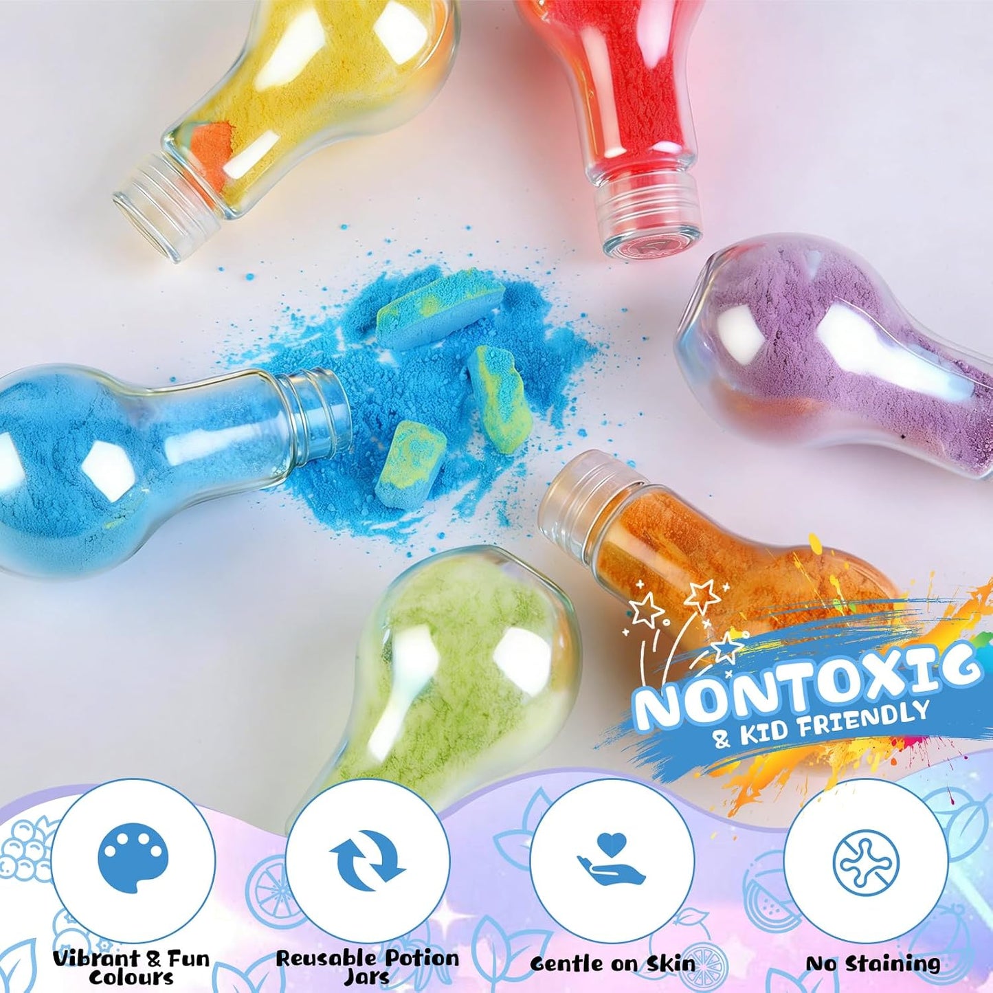 Turning the Tub into a Tiny Lab of Color and Bubbles