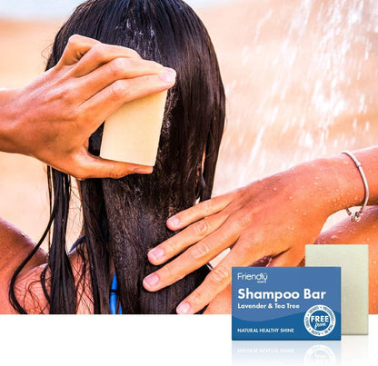 FRIENDLY SOAP Lavender Tea Tree Shampoo Bar, 95 GR