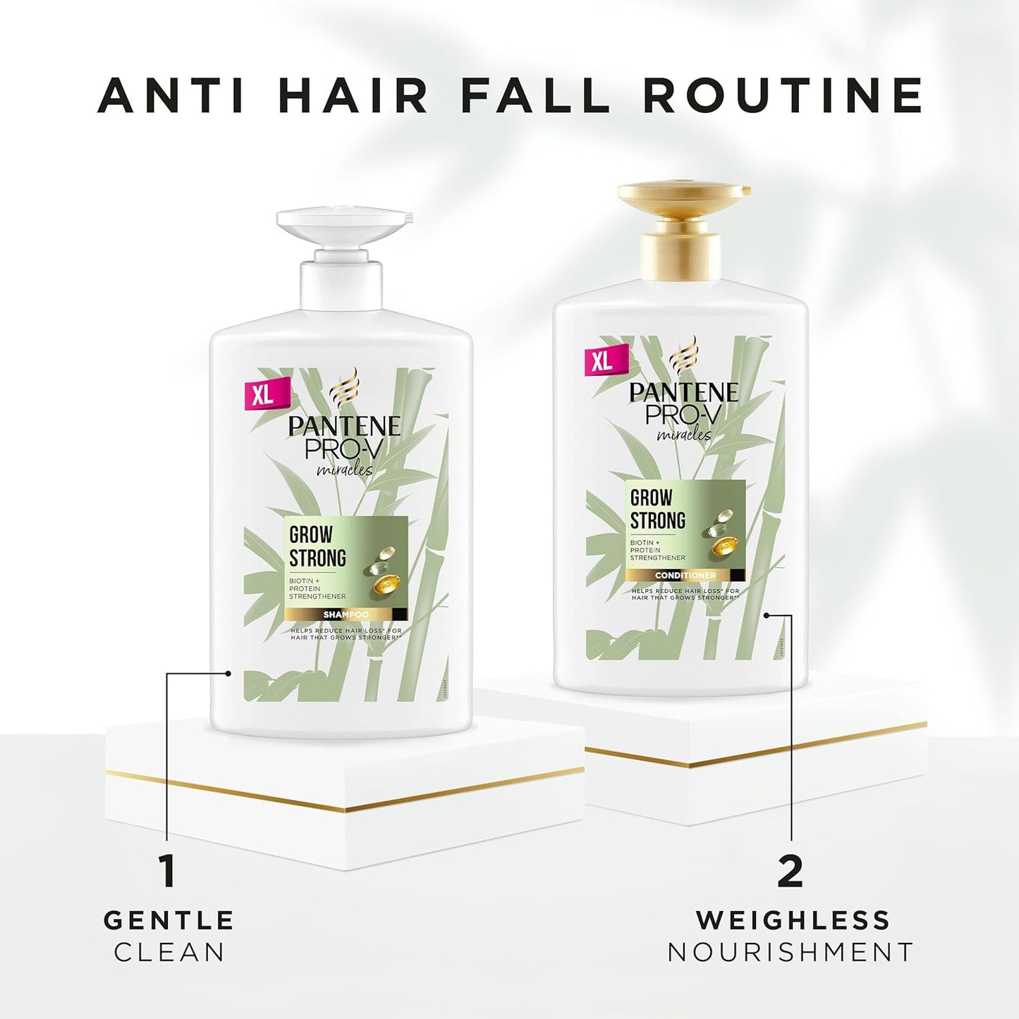 Pantene Grow Strong Shampoo – the everyday boost for longer, tougher hair