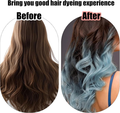 3 Sets Highlight Cap Kit with 3 Pcs Hair Highlighting Caps, 3 Pcs Styling Tools, 3 Pcs Disposable Hair Dye Shawl, 3 Pairs Gloves, 3 Pcs Dye Brushes Highlight Hairs Coloring Kit for Salon Hairs