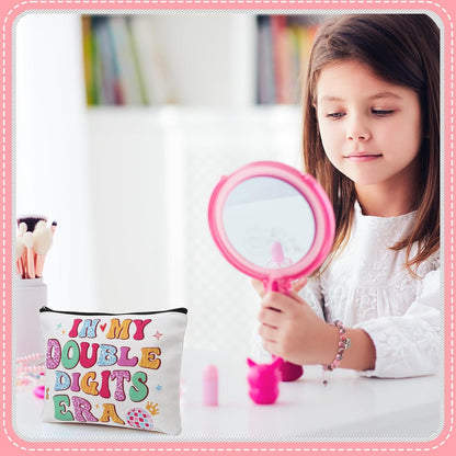 ViEinkaufen Gifts for 10 Year Olds Girls Makeup Bag Stone Bracelet Socks | Cool Presents for 10 Year Olds Girls Birthday Gifts for Age 10 Daughter Granddaughter Niece