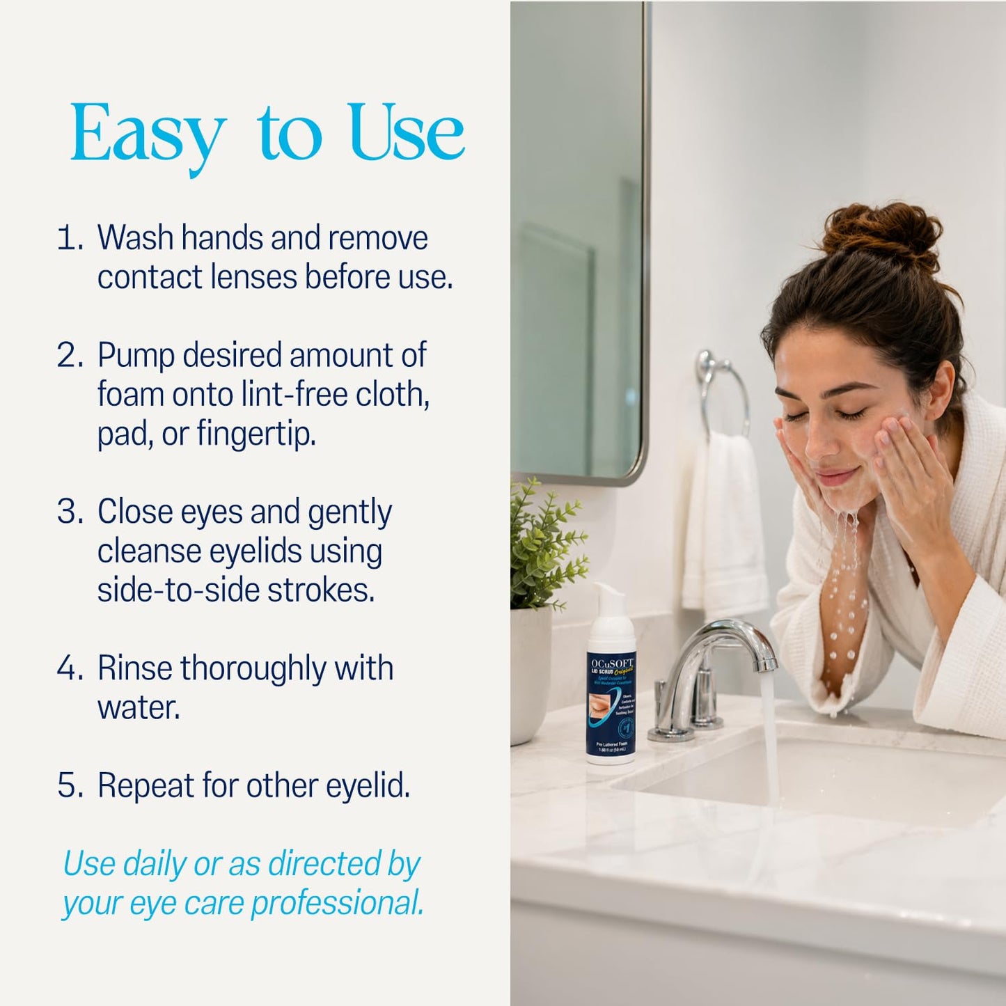 OCUSOFT LID SCRUB FOAM Size: 50 ML