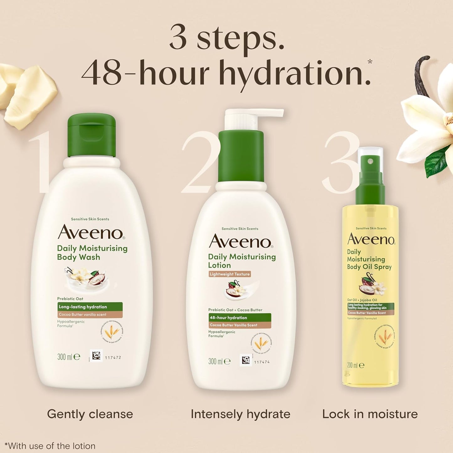Aveeno Daily Moisturizing Cocoa Oil Spray 200ml