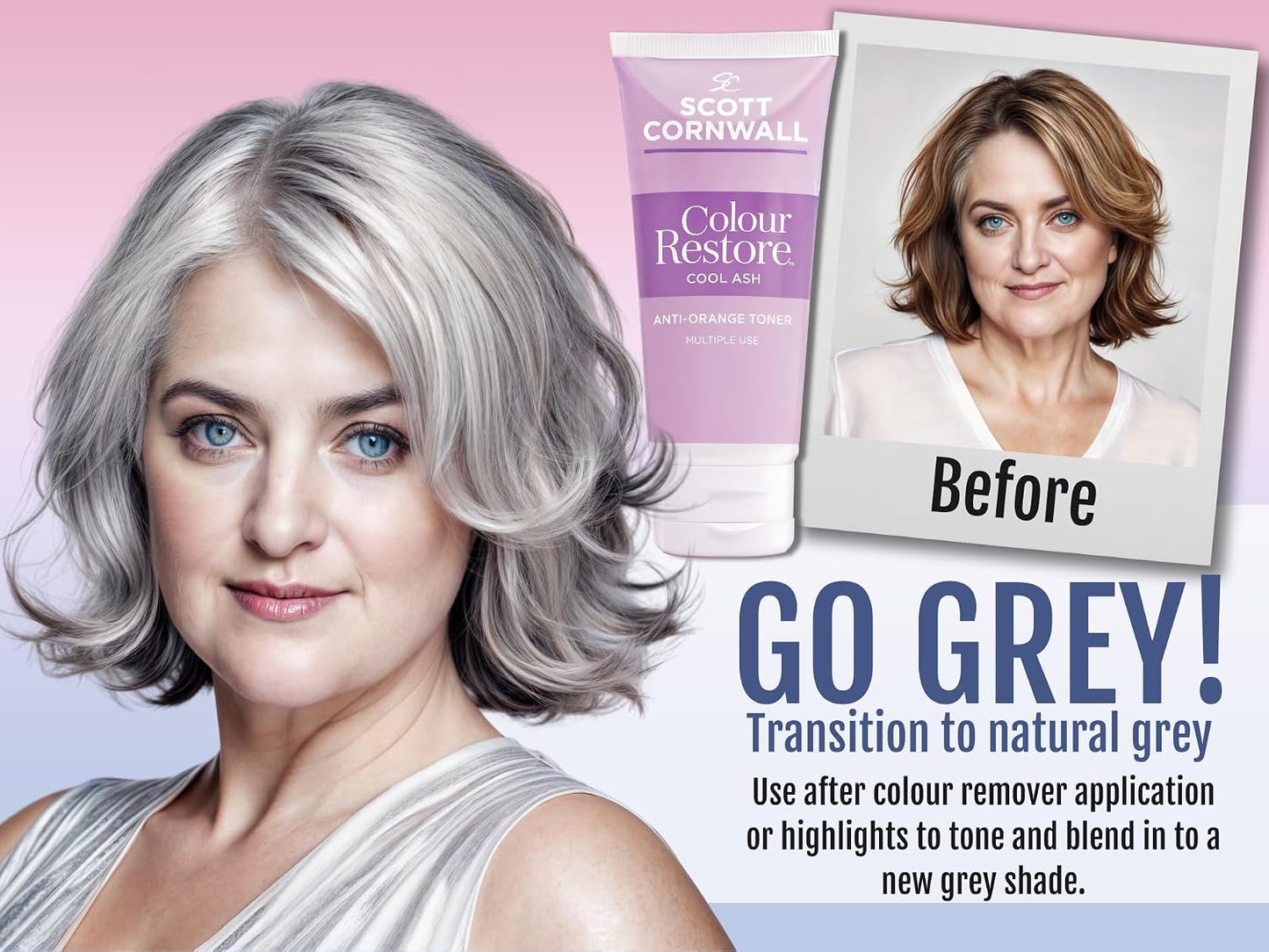 Scott Cornwall Colour Restore Cool Ash Toner 100ml
