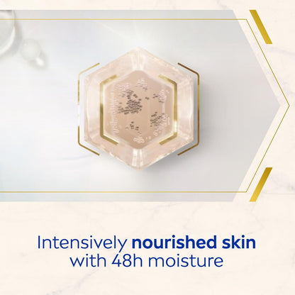 NIVEA Luminous 630 Anti Stretch Marks &amp; Dark Spots Body Cream (200ml), 48-Hour Moisturising Cream Reduces Stretch Marks, Sun Blemishes and Pigment Spots, With Thiamidol