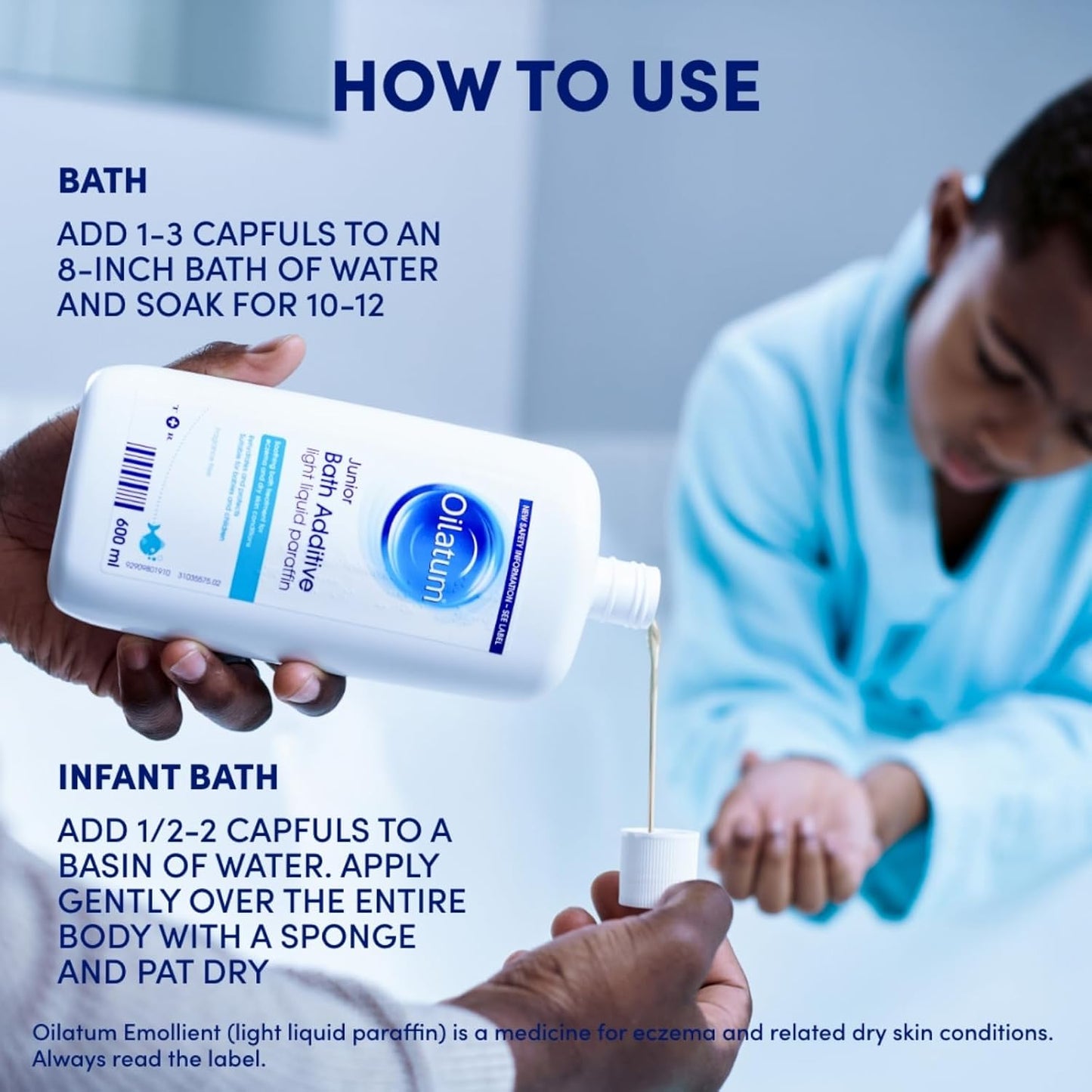 Oilatum Junior Bath Additive – a gentle boost for little skins