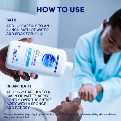 Oilatum Junior Bath Additive – a gentle boost for little skins