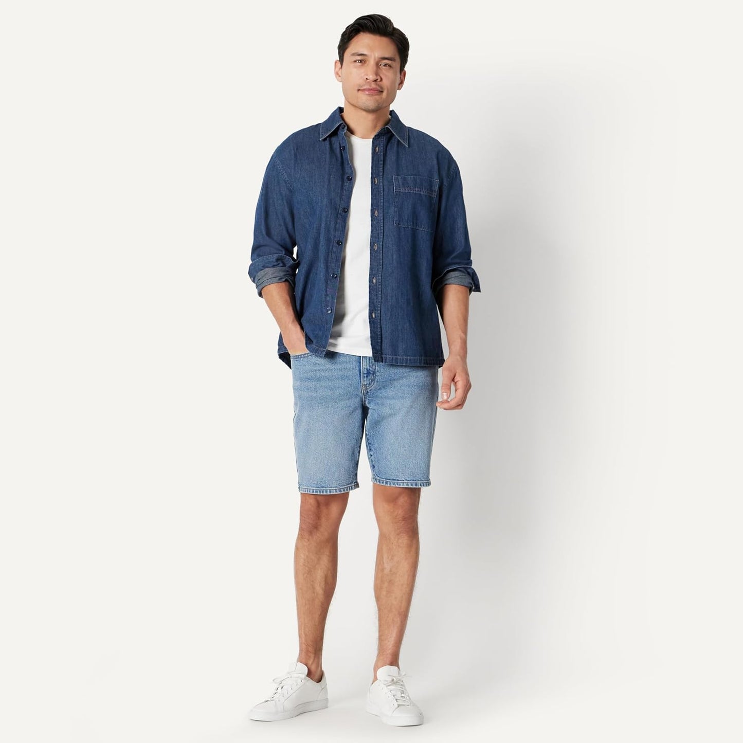 Why the Amazon Essentials Heavyweight Stretch Denim Shorts Feel Like a Summer Essential