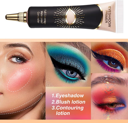 Eyeshadow Primer,Eye Base for Long Lasting Eye Makeup,Eye Primer,Eyeshadow Primer Cream Eye Primer,Long Lasting Waterproof Pigment for Eyelid Shadow Lock,24 Hours Smudge-proof Primer Cream 1PC
