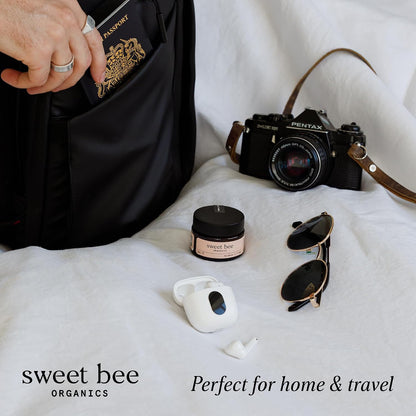 Sweet Bee Magnesium Body Butter with Shea Butter | Moisturizing Body Cream for Dry Skin | Rich Hydrating Formula | Non-Greasy Skin Care | Lavender 120ml