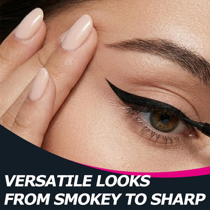 1 Pcs Eyeliner Pen, 001 Intense Black, Waterproof Black Eyeliner Pencil | Smudge-Proof 24HR Long Lasting Eye Makeup, Ultra-Creamy Retractable Gel Liner for Waterline &amp; Smokey Looks