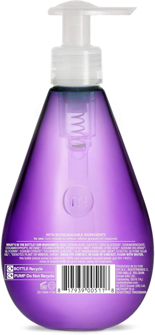 Method Lavender Hand Wash, 354ml, 4 Pack