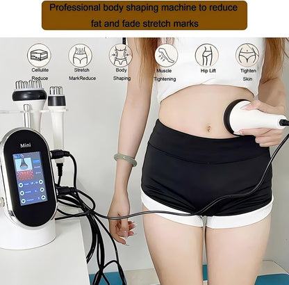 4 in 1 Body Shaper Sculpting Beauty Machine Skin Care Tool Radio Frequency Cavitation Vacuum Multipole Device Salon Spa Equipment Home Use Massager for Arm Waist
