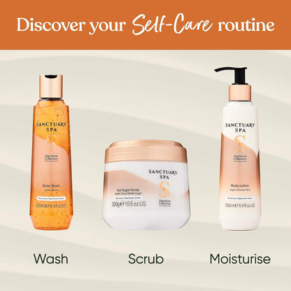Sanctuary Spa Hot Sugar Scrub, No Mineral Oil, Cruelty Free and Vegan Sugar Body Exfoliator, 300 ml