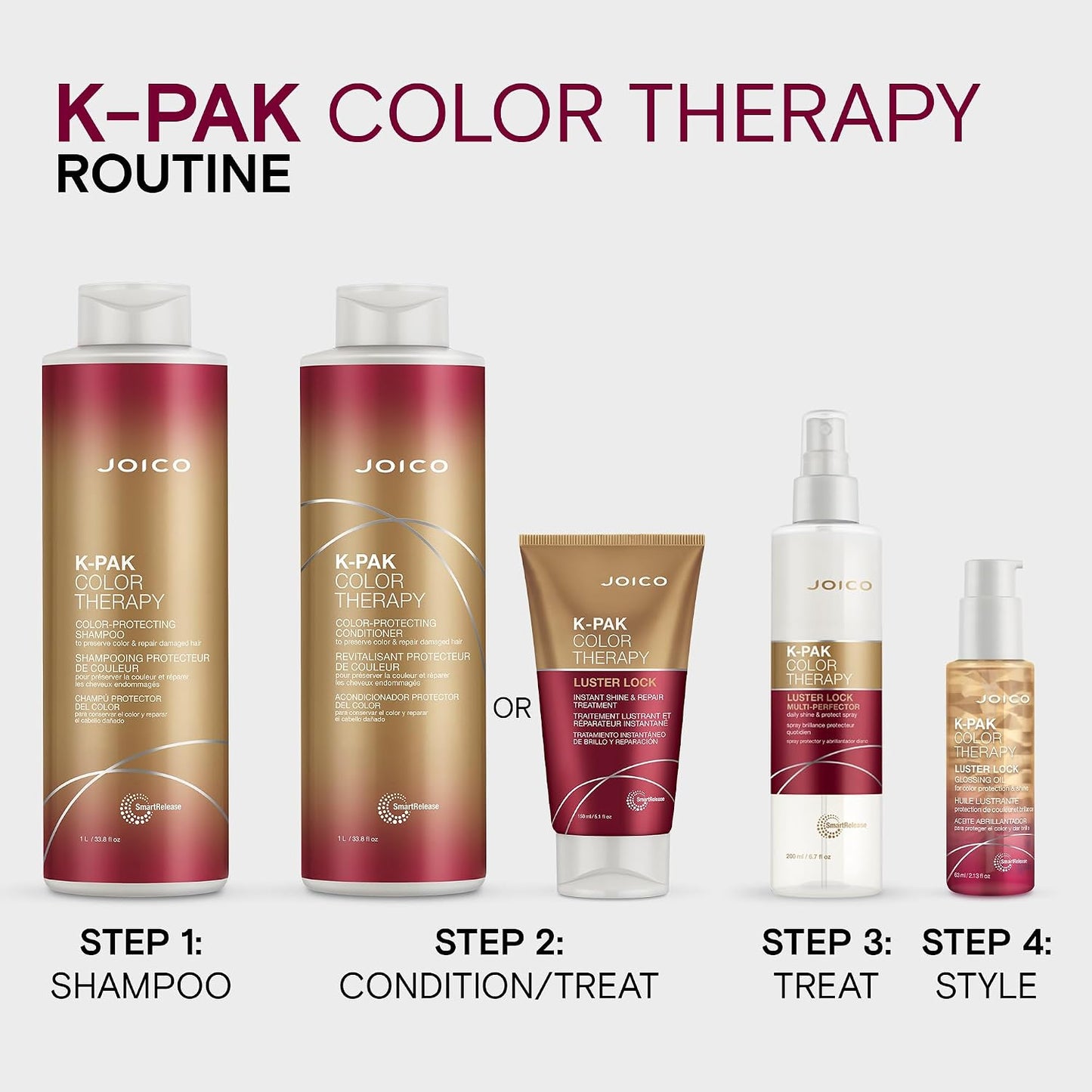 Joico K-PAK Color Therapy Farbschutz-Conditioner, 1000 ml White