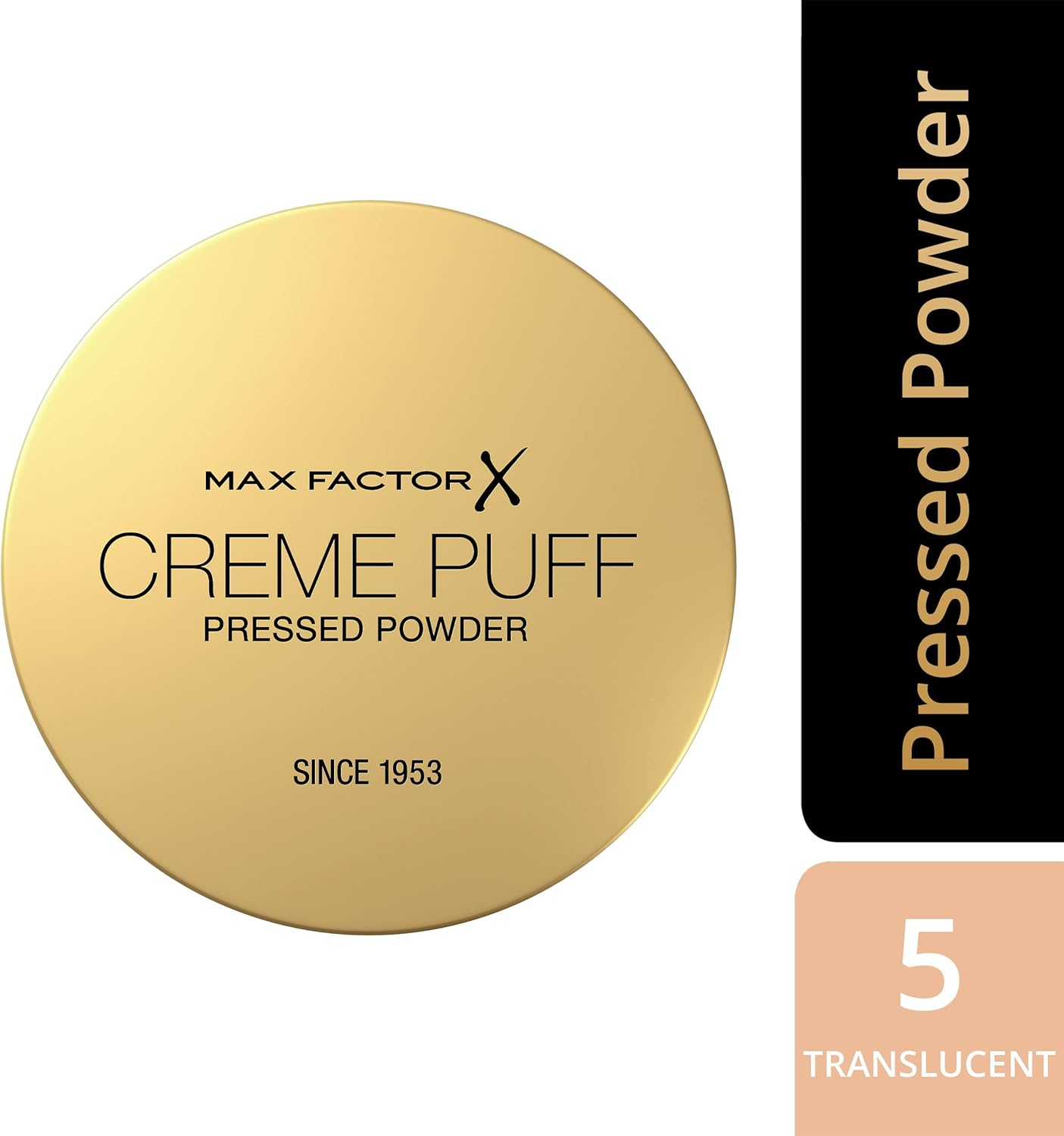 Max Factor Crème Puff Pressed Powder, 05 Translucent, 14g