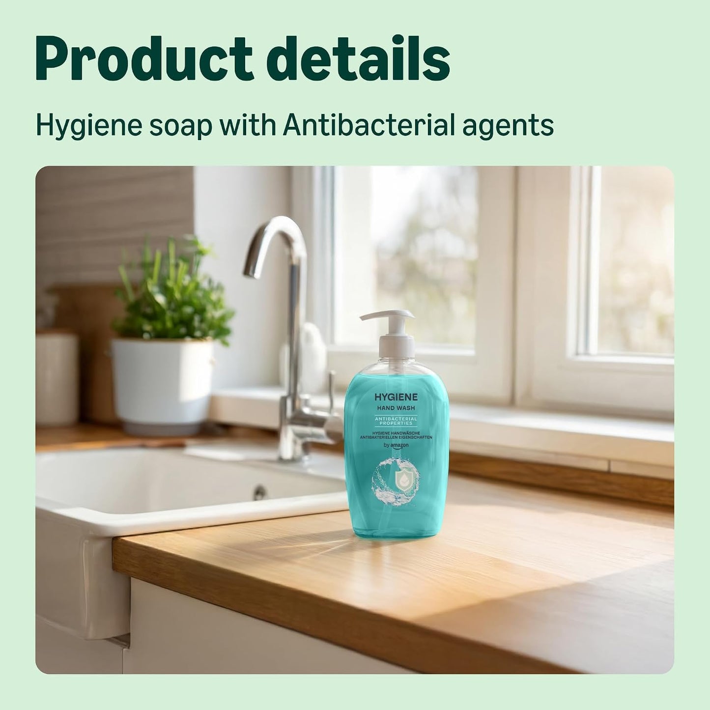 by Amazon Hygiene Hand Wash, 4 x 500ml