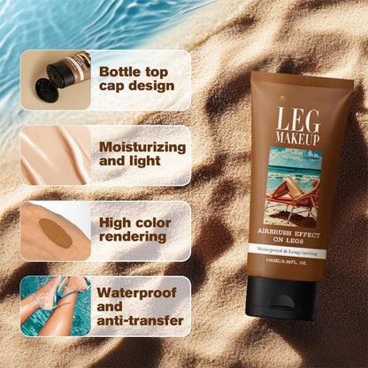 Leg Makeup - Body Coverage Perfector,All Over Complexion Perfector,Tattoo Cover Up Cream,Waterproof Long-Lasting Sweat-Proof Concealer (#3)