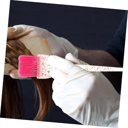 minkissy Hair Dye Bowl Hair Coloring Brush Set Hair Dye Brush and Bowl Set Professional Hair Dye Kit Salon Hair Coloring Dyeing Kit Tint Tool (Pink) Hair Dyeing Brush Set Hair Blow Dryer Brush