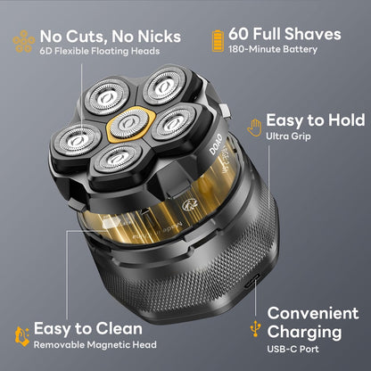 DOAO 6D Magnetic Head Shaver – Why It Might Be Your Next Grooming Buddy