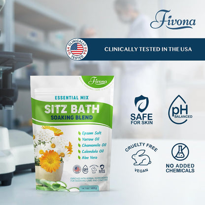 Relaxed relief with a soothing sitz bath