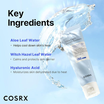 Why the COSRX Ultra‑Light Invisible Sunscreen feels like a daily skin‑care ritual