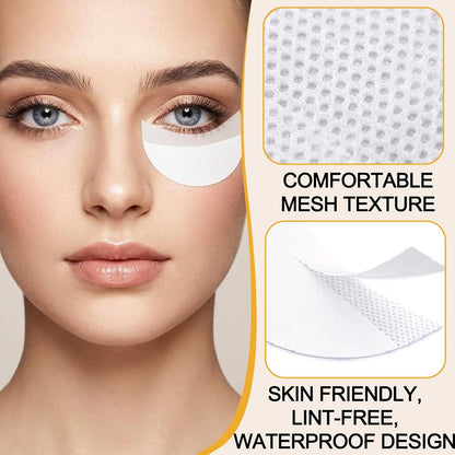 200 Pcs Disposable Eye Pads, Lint-Free Under Eye Patch Stickers | Breathable non-woven fabric, Gentle adhesive surface, Comfortable fit for all shapes, Perfect for lash lift, Salon quality