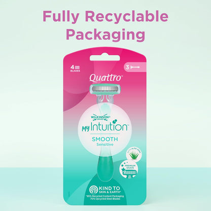 Wilkinson myIntuition Smooth Sensitive Quattro – the everyday razor that feels a little kinder