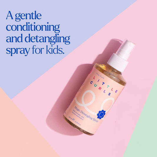 Only Curls Little Curls Magic Detangling Spray, 200ml, Kids Hair Detangler, Tames Tangles &amp; Hydrates, Gentle Leave-In Conditioner, Easy Routine, Vegan &amp; Cruelty Free, For All Curly Hair Types