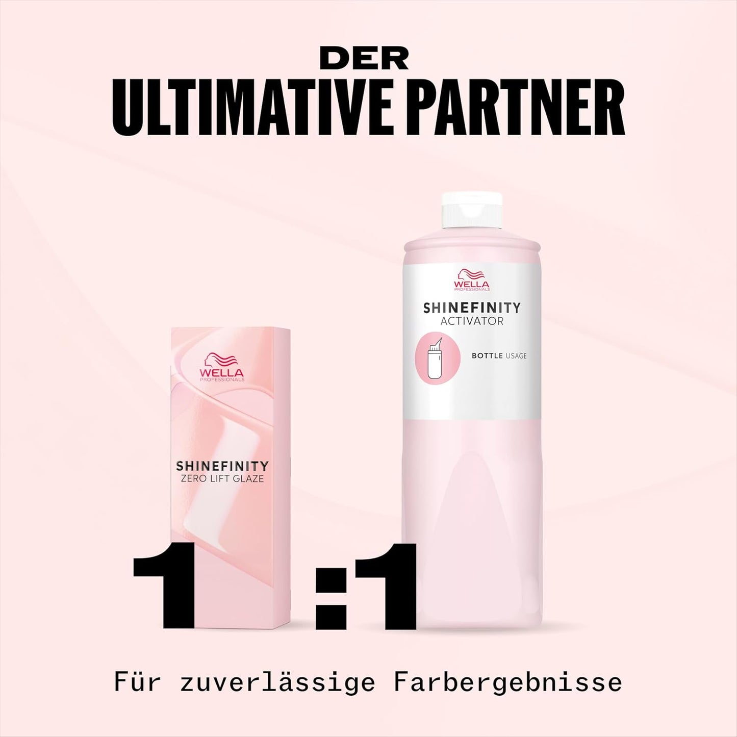 Wella Shinefinity Activator Bottle Usage 2% 1000ml