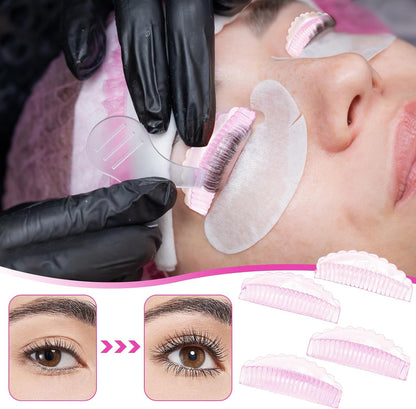 Lash Lift Shields,Korean Self Adhesive Lash Lift Pads,Reusable Silicone Eyelash Lifting Tools Use for Softening Eyelashes,No Glue,Super Sticky for Shield DIY Use at Home or Salon