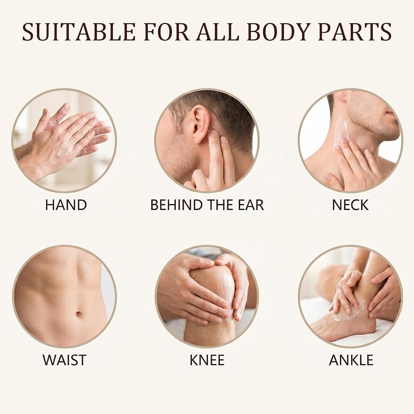 2Pcs Body Butter for Men, Scented Mens Moisturiser, Deep Hydrating Moisture Body Lotion Gentle Formula
