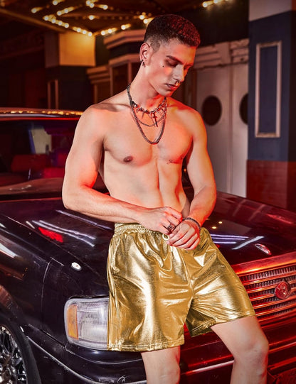 Why the Metallic Rave Shorts Might Just Be Your Next Party Staple