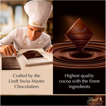 Lindt Excellence Dark Sea Salt Chocolate Bar Each, 100 g