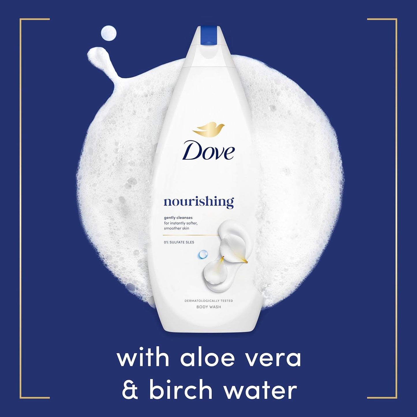 Dove Shower Gel Body Wash Nourishing Cleanser, Sulfate-Free, Vegan 720 ml