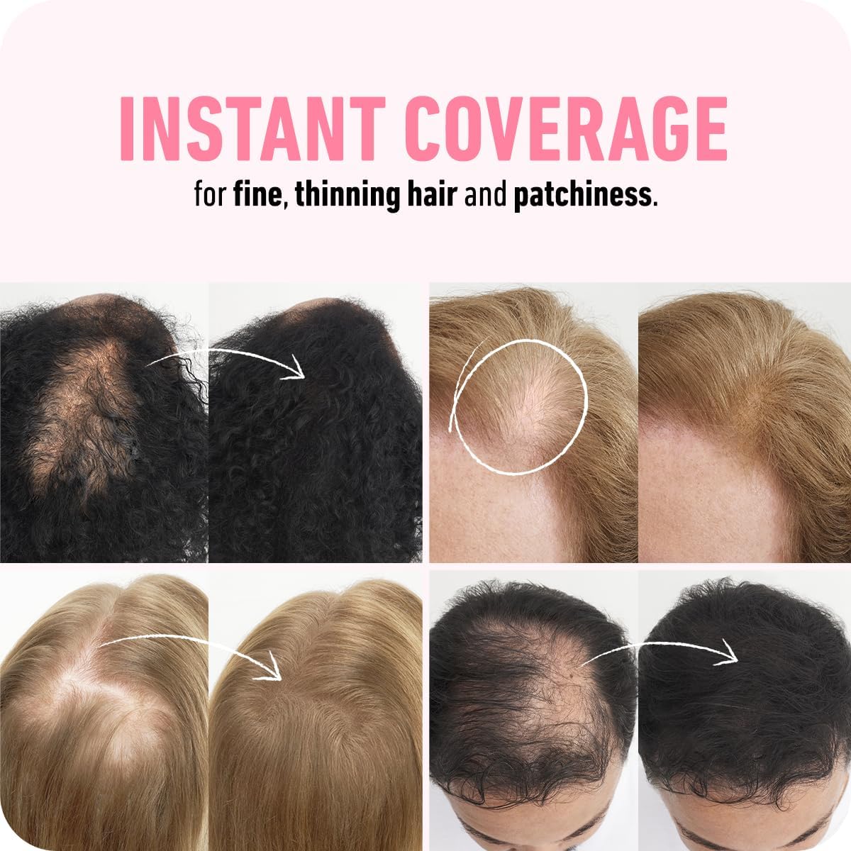 BOLDIFY Hair Fibers - Fill In Thinning and Fine Hair for an Instantly Fuller, Thicker Look - 14 Shades for Women &amp; Men