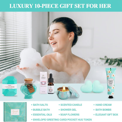Pamper Gifts for Women, Birthday Pamper Hampers Kit Self Care Package for Her, Relaxation Ladies Christmas Spa Gifts Sets Xmas Present Ideas for Women Best Friend Sister Bestie Mum