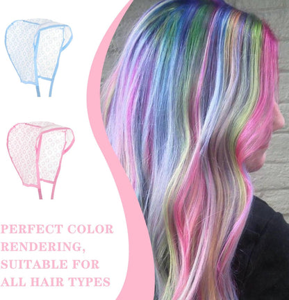 Highlighting Cap Highlight Cap Hair Highlighting Kit Coloring Hair Highlight Cap and Hook Kit Bleach Cap with Hair Coloring Brush for Dyeing Salon Home Use