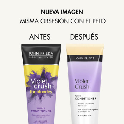 John Frieda Violet Crush Purple Conditioner 250ml (Pack of 2)