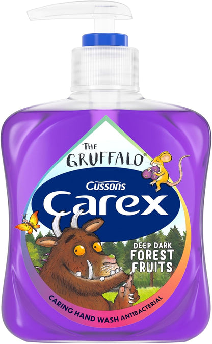 Carex Gruffalo Deep Dark Forest Fruits Antibacterial Hand Wash 6x250ml