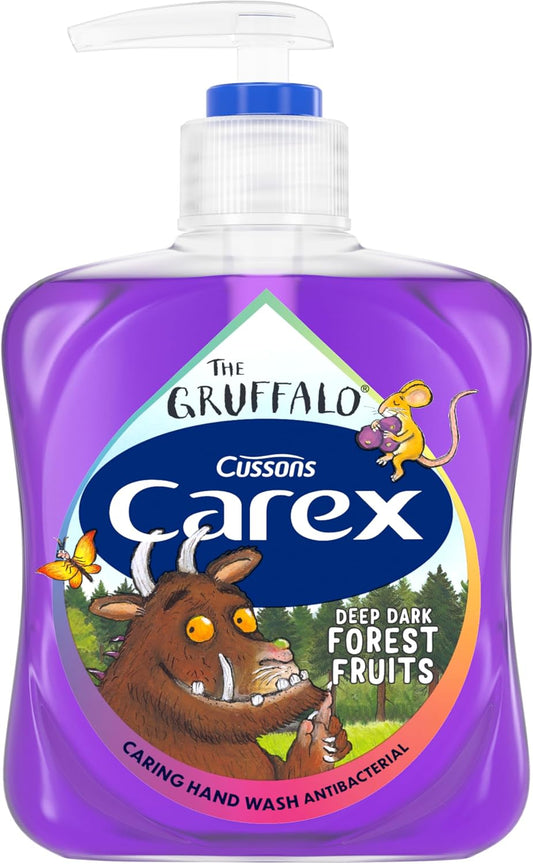 Carex Gruffalo Deep Dark Forest Fruits Antibacterial Hand Wash 6x250ml