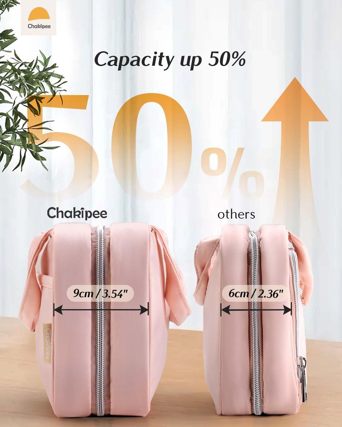 Travel Hanging Toiletry Bag for Women - Foldable Toiletries Waterproof Organizer with Clear Window, Lightweight Wash Bags for Essentials, Makeup, Shampoo，Pink, Medium