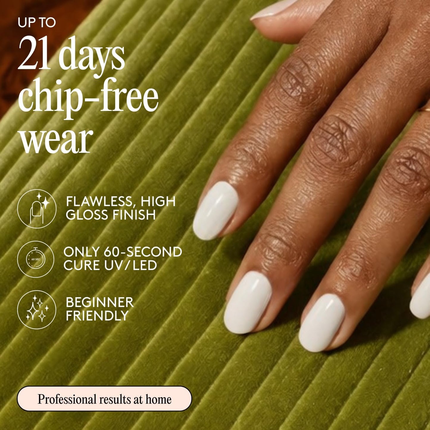 White on point: a fresh take on gel polish