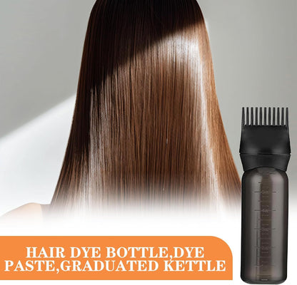 Hair Spray Bottles with Comb Applicator,2 PCS 200ml Continuous Fine Mist Water Sprayer Hair 170ml Oil Root Comb Bottle for Styling Plants Cleaning for Salon Hairstyling Plant Watering Cleaning